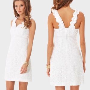 Lilly Pulitzer White Phoebe Mini Dress - New - 0